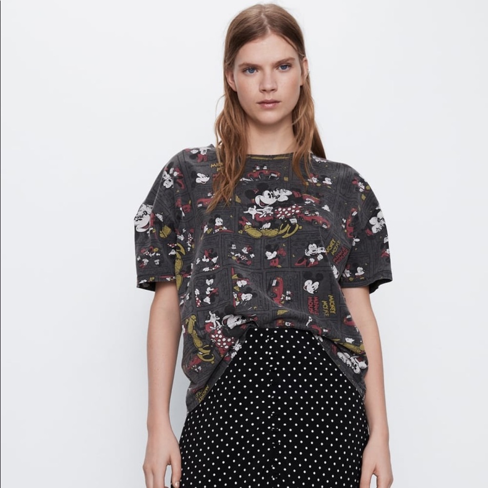 Brand new zara Micky mouse tshirt